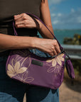 Oceans End Kamalani shoulder and crossbody bag in recycled nylon designed in Hawaii