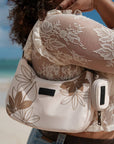 Oceans End Kamalani shoulder and crossbody bag in recycled nylon designed in Hawaii