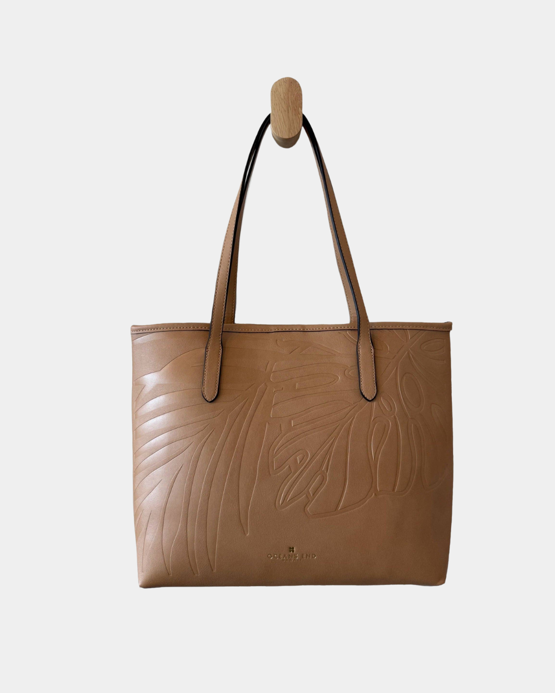 Spacious tote bag with island-inspired design by Oceans End