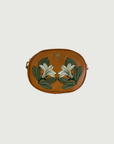 Oceans End Naupaka crossbody bag with embroidered floral design