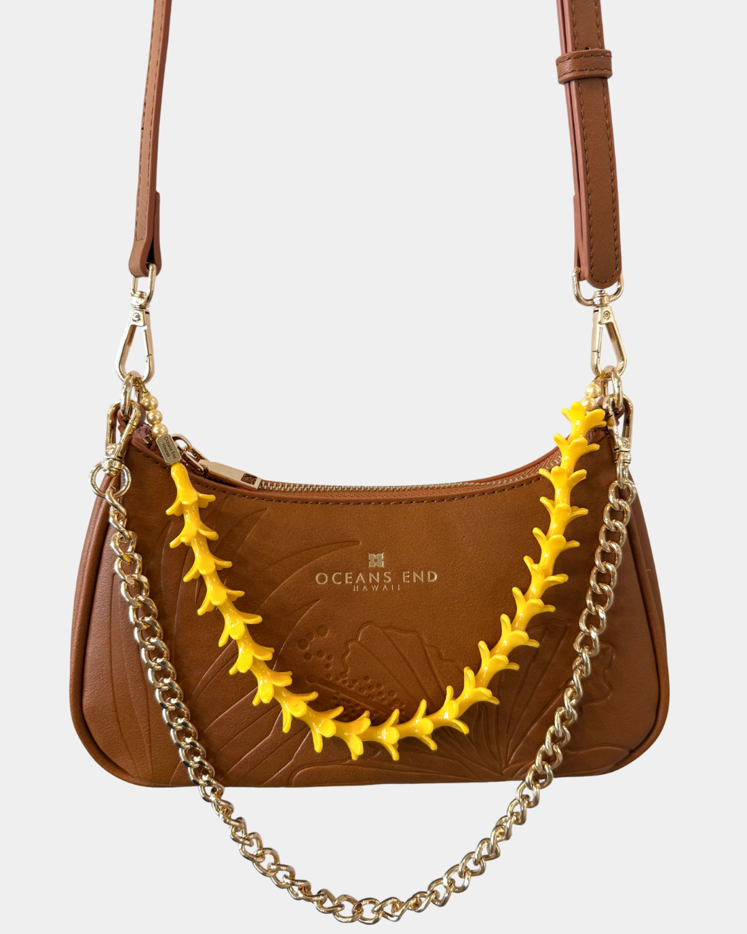 Oceans End Shylynn convertible handbag and crossbody bag in vegan leather designed in Hawaii