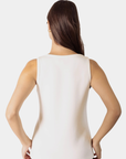 Back view of the P.CILL Ada Tank Top in Ivory