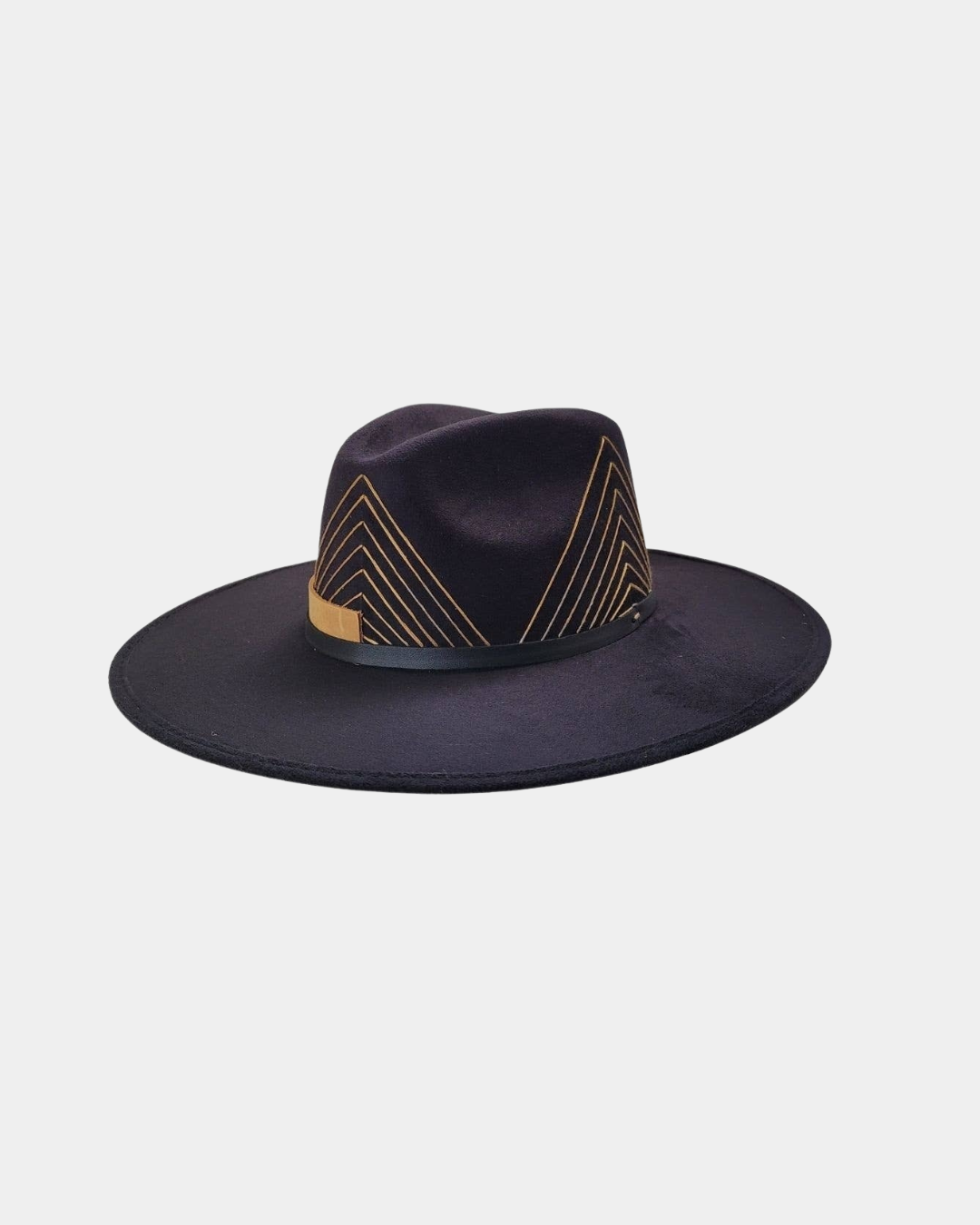 Close-up of the material and brim edge on the Ray Rancher Hat.