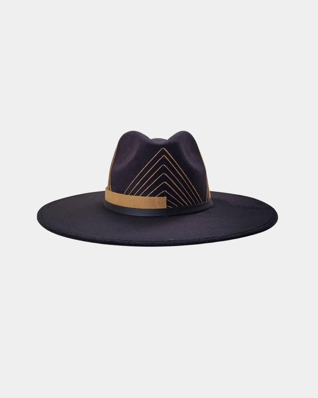 Front view of the Ray Rancher Hat by Petra Savage.