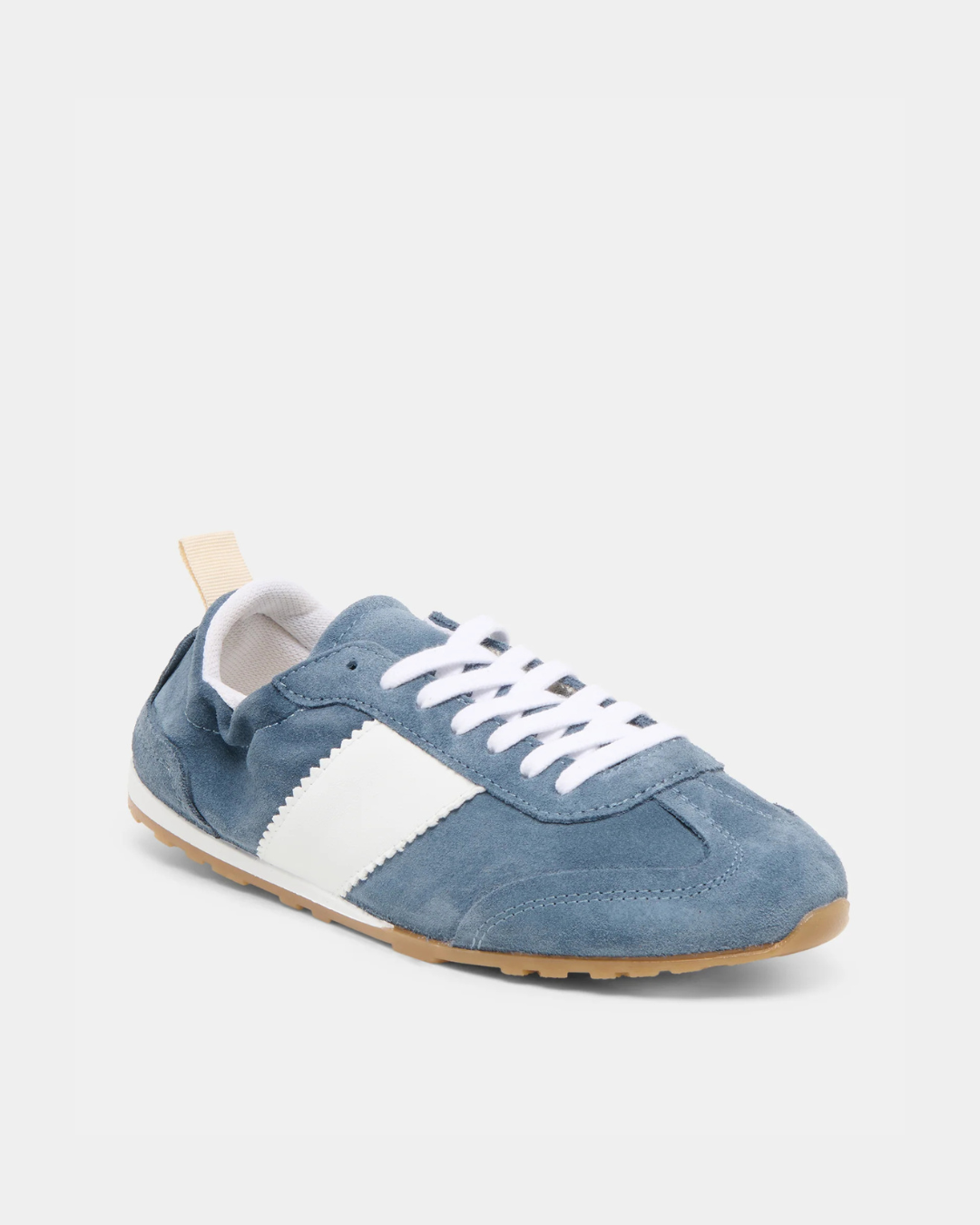 Shyla suede sneaker by Dolce Vita crafted in blue suede with a clean, modern silhouette.