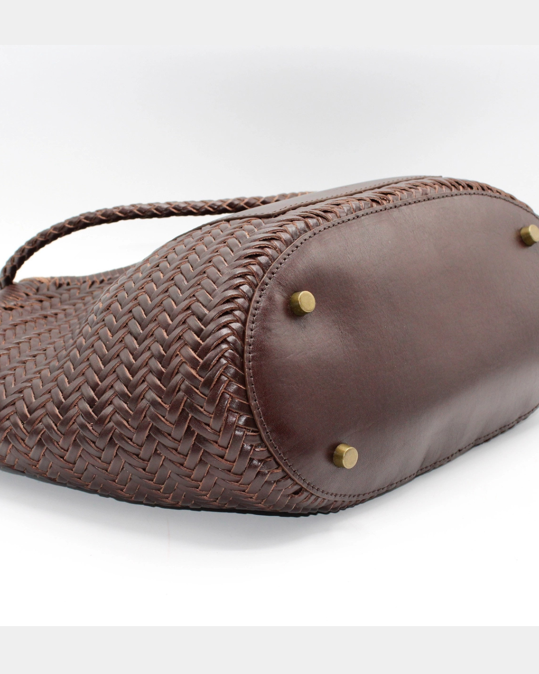 Celia Artisan Woven Leather Tote
