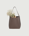 AALLYN Jolina Bucket Tote Wood Berry