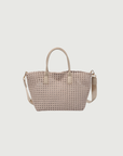 Solstice Medium  Hand Woven Knot Tote Nude