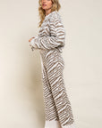 Zebra Lounge Sweater - The Flaunt