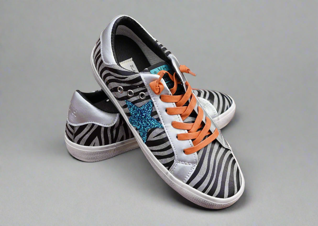 Zebra Rush Sneaker - The Flaunt