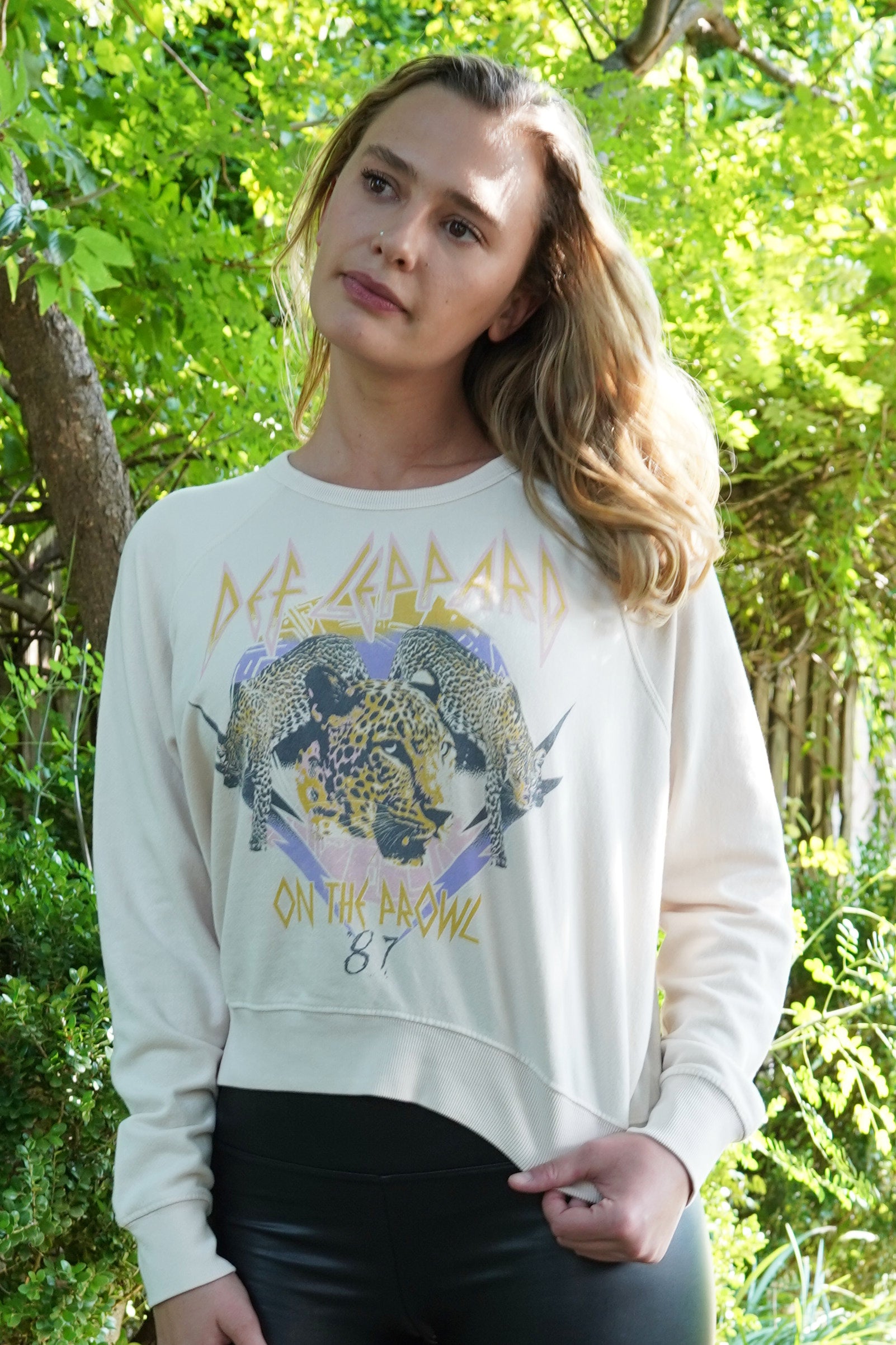 Def Leppard "On the Prowl" Varsity Sweatshirt - The Flaunt