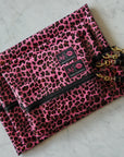 Makeup Junkie Bags Patent Leopard Pink - The Flaunt