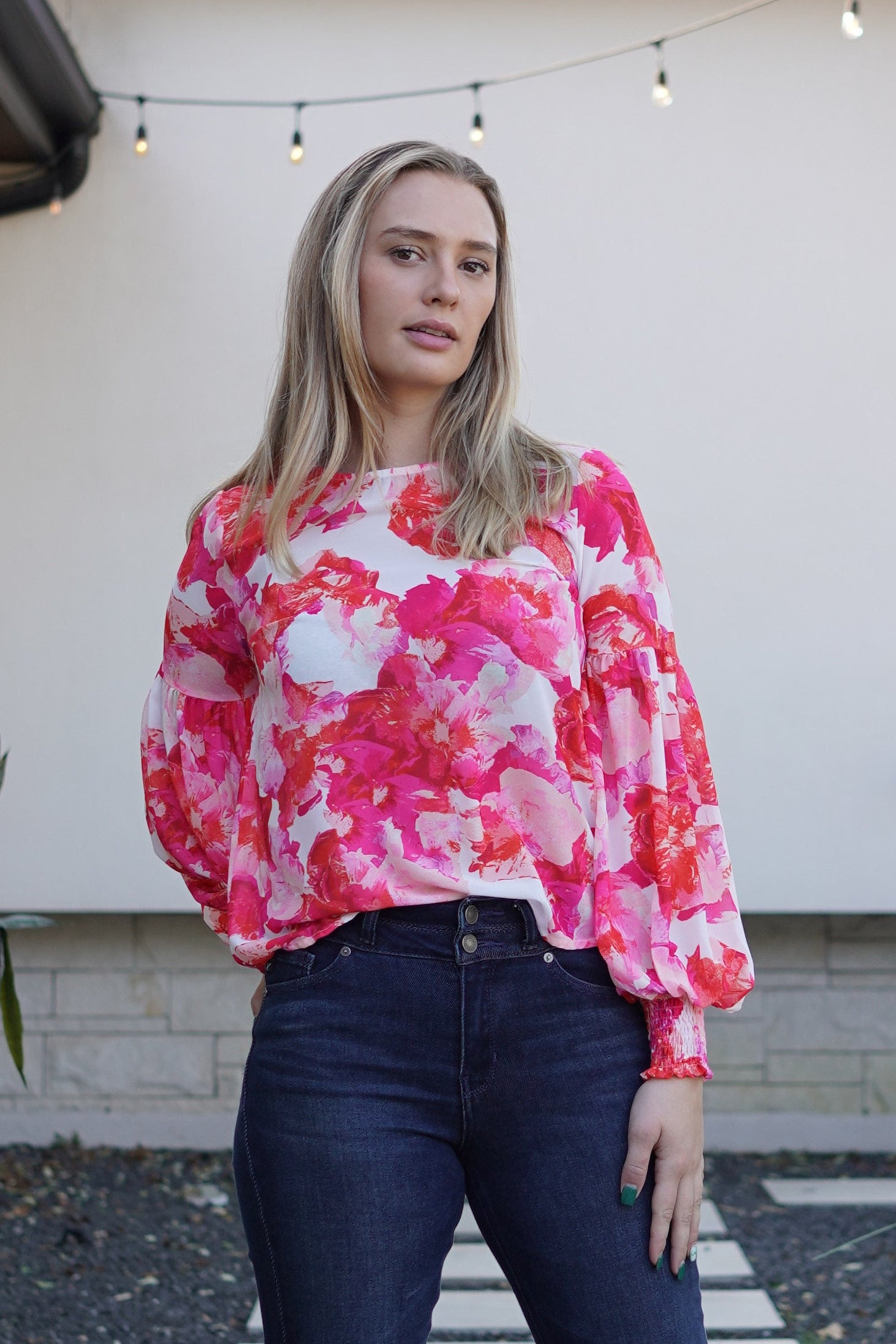 Rosey Posey Blouse - The Flaunt